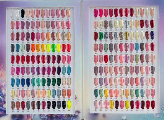 Billionaire Gel 4in1 (Fullset 216 colors). Free 1 Book, 1 Chart and 1 Lamp