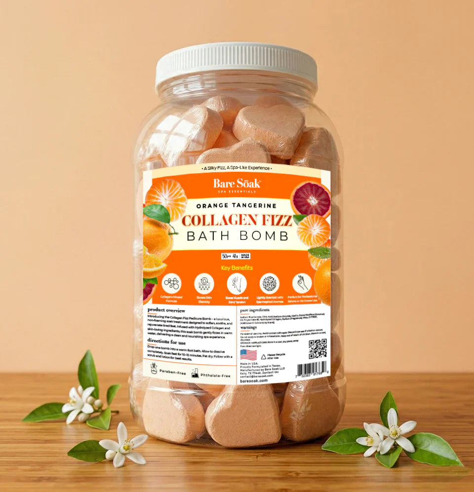 Pedi Bomb Collagen- Orange (50pcs)