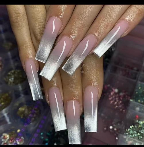 Silver Ripple Cat Eye (gel only, include magnet)