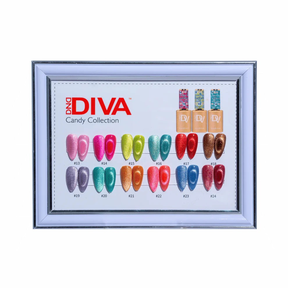 Diva 9D Cat Eye (Gel only). Free 1 Sample and  Magnet