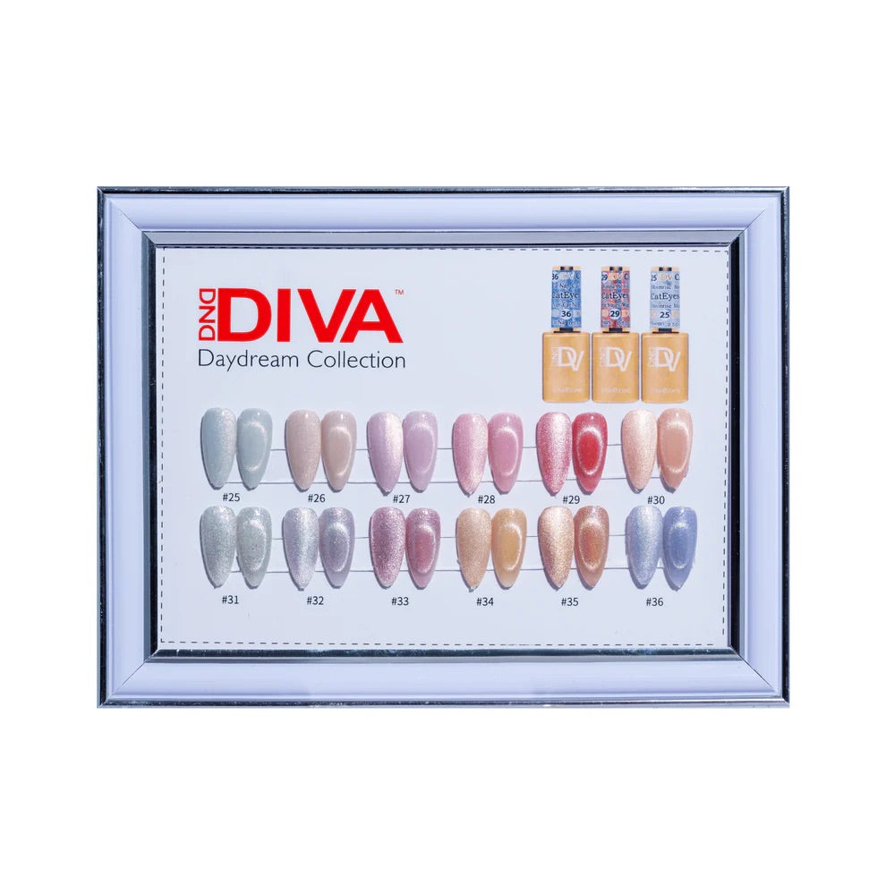Diva 9D Cat Eye (Gel only). Free 1 Sample and  Magnet