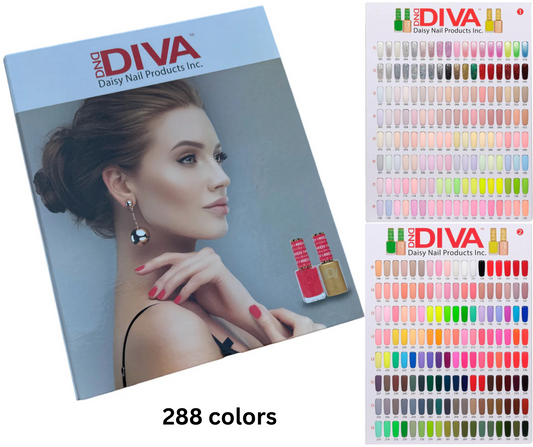 Diva Fullset 288 colors. Free 2 books and 1 Lamp