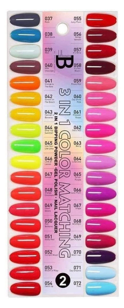 Billionaire Gel 4in1 (Fullset 216 colors). Free 1 Book, 1 Chart and 1 Lamp