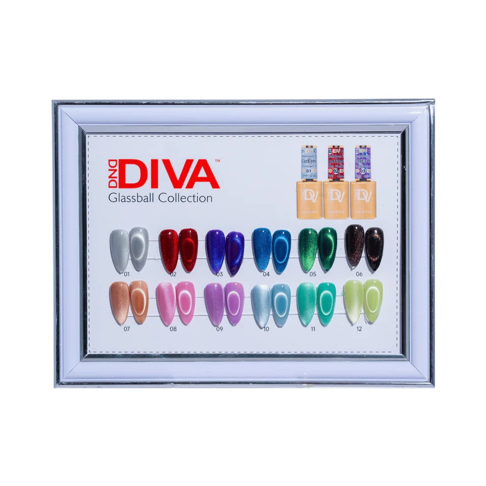 Diva 9D Cat Eye (Gel only). Free 1 Sample and  Magnet