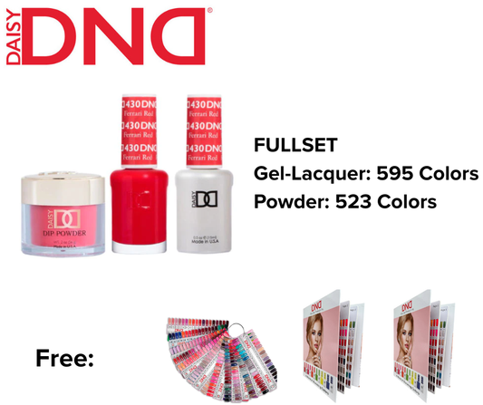 DND Fullset 595 Colors. Free 3 Sample