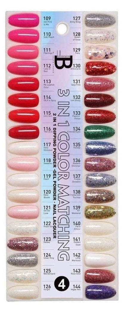 Billionaire Gel 4in1 (Fullset 216 colors). Free 1 Book, 1 Chart and 1 Lamp