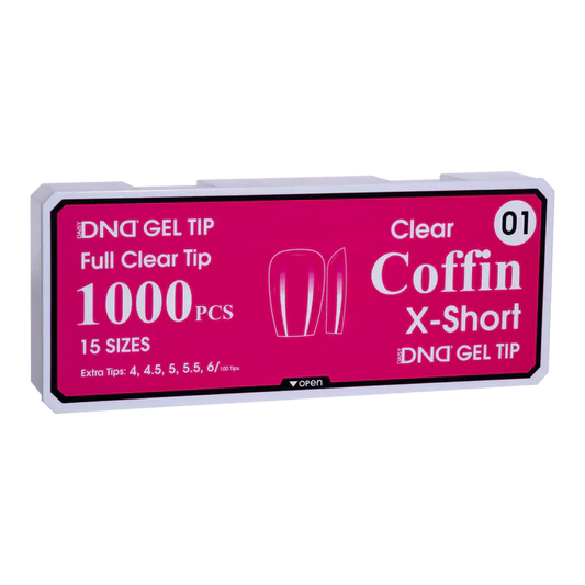 DND Soft Gel Tips- COFFIN