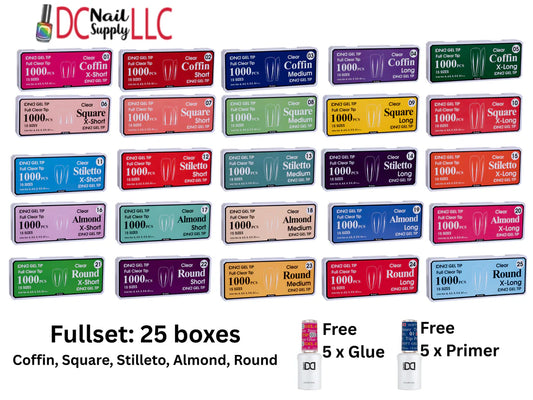 DND Fullset Gel Tip (25 boxes)