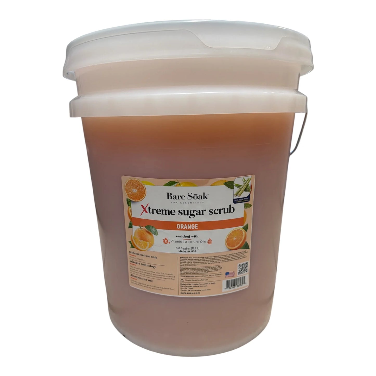 Baresoak Xtreme Sugar Scrub - 5 Gallon