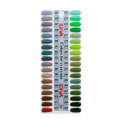 Diva Fullset Powder (288 colors). Free 2 Books