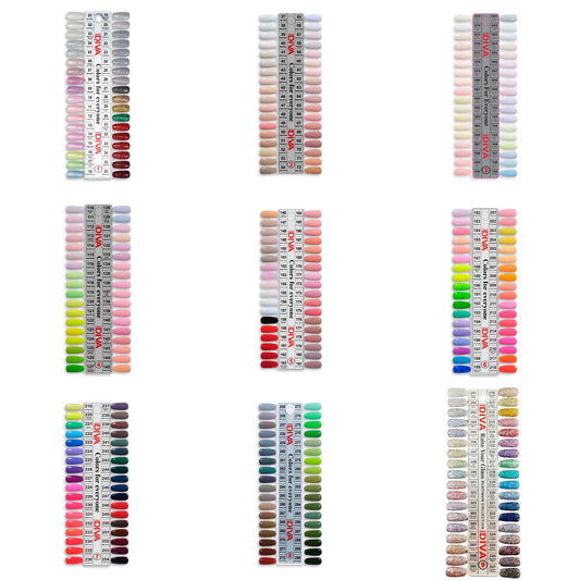 Diva Fullset Powder (288 colors). Free 2 Books