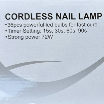 72W Cordless Nail Lamp