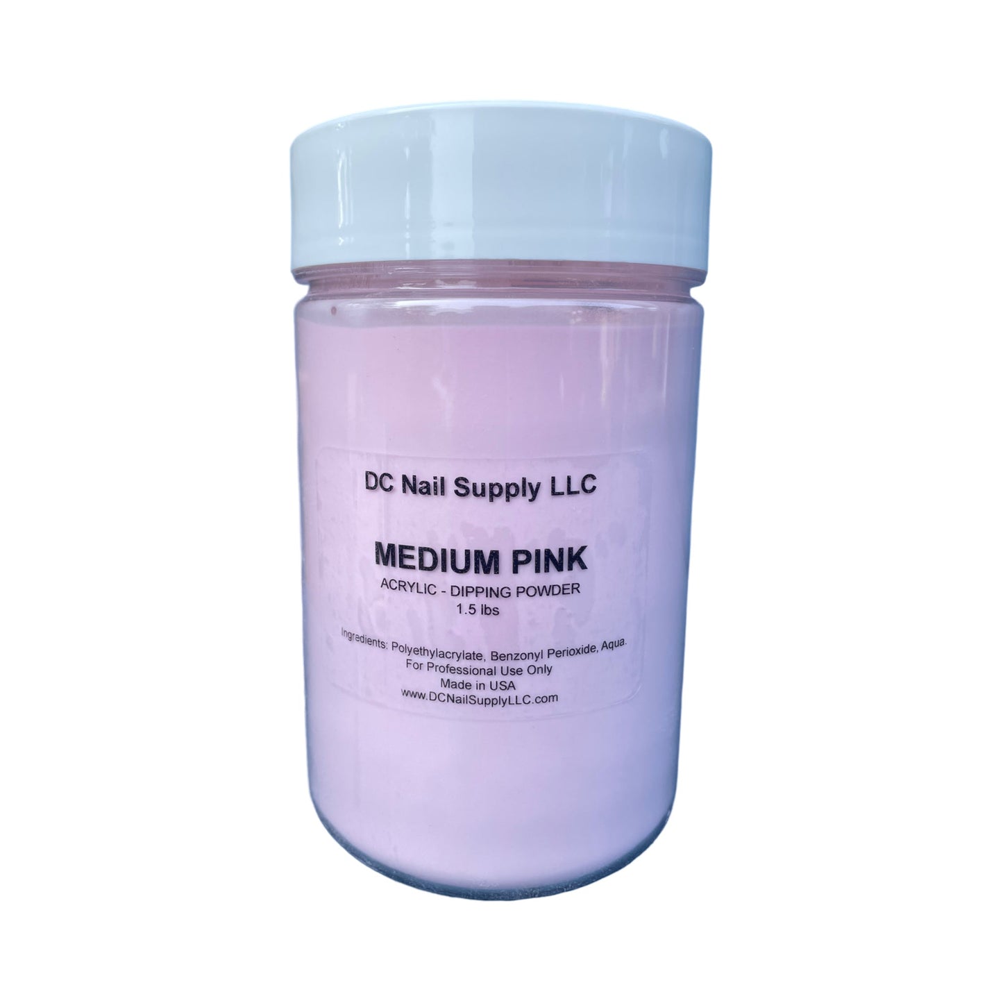 Medium Pink 1.5lbs (Acrylic and Dipping)