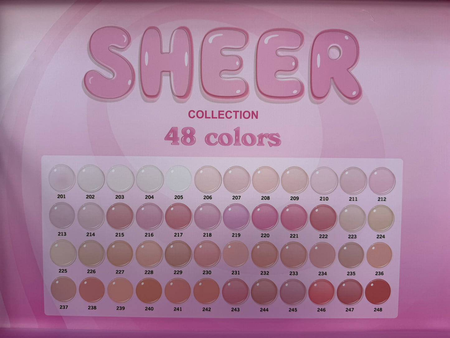 iPrincess Sheer/Nude Collection (48 Colors)