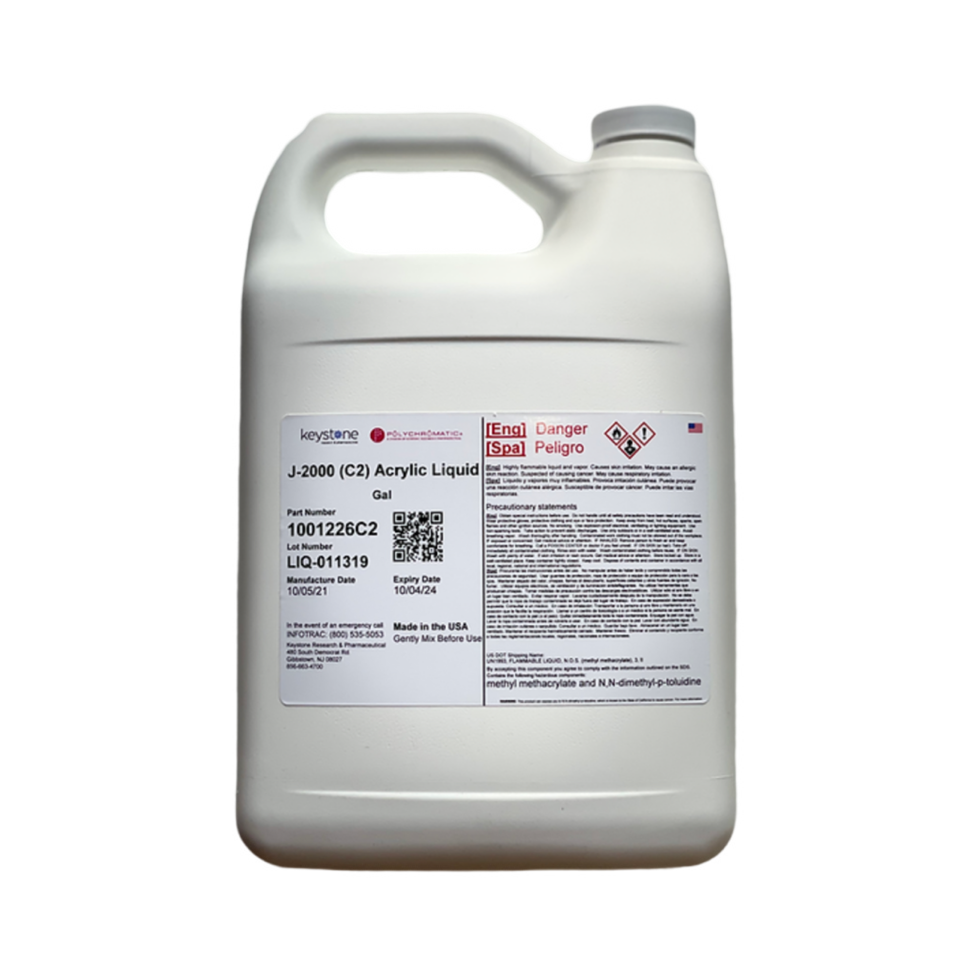 Acrylic Liquid C2 (contact for purchase) – DMV Nail Supply