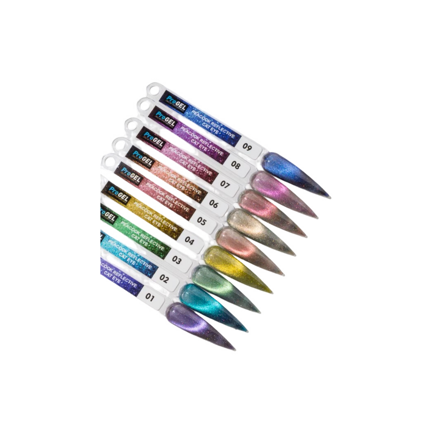Peacock Reflective Cat Eye (9 colors-gel only)