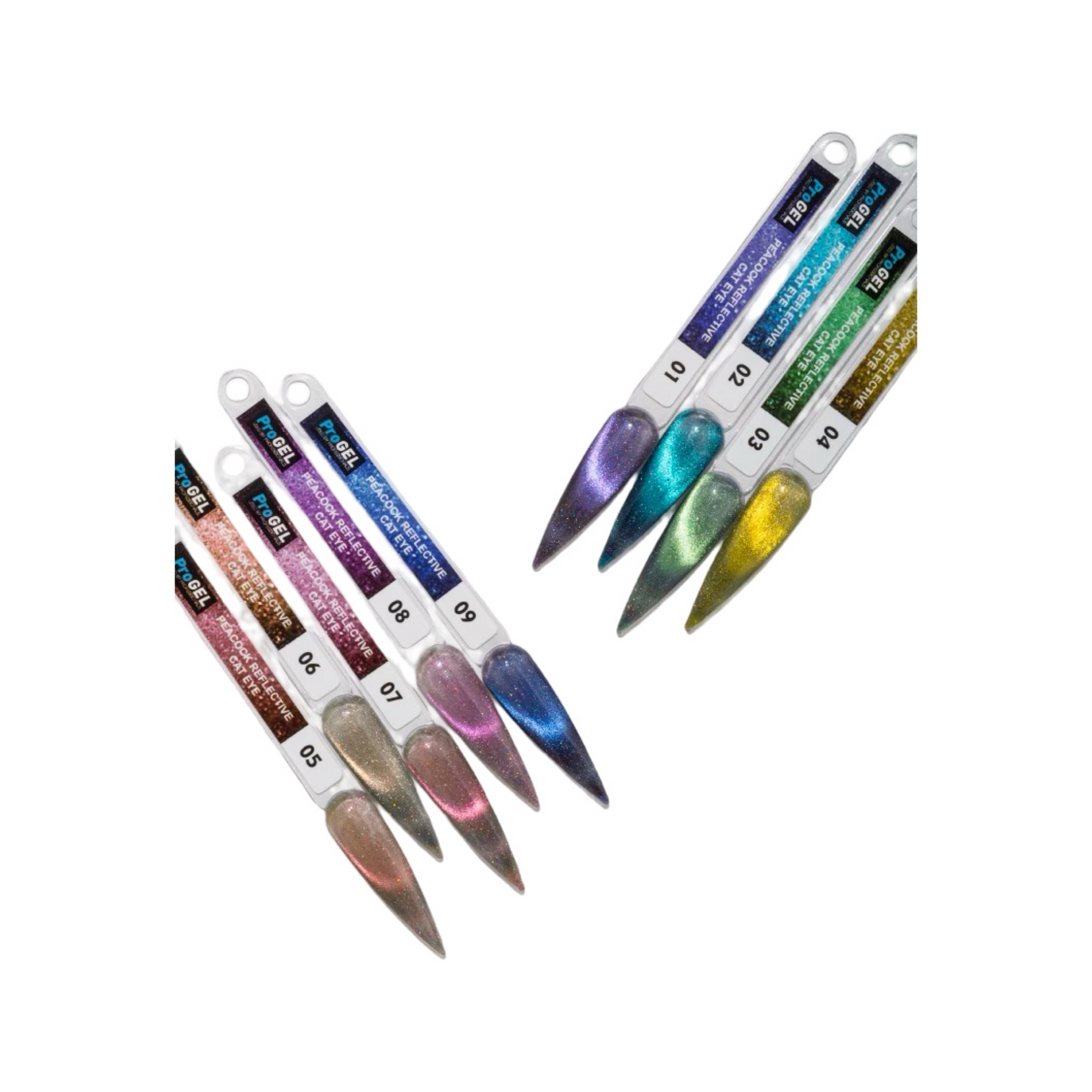 Peacock Reflective Cat Eye (9 colors-gel only)